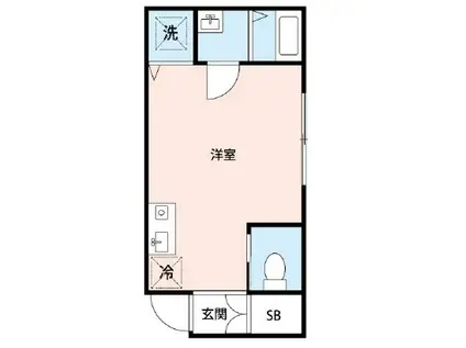 ライブリー江古田(ワンルーム/1階)の間取り写真