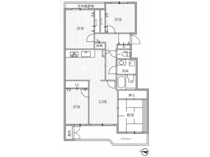 T´S GARDEN横浜反町(4LDK/4階)の間取り写真