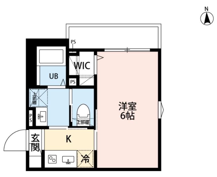 ROBOT HOME 平和島(1K/3階)の間取り写真