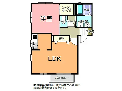 第8コーポ高橋(1LDK/2階)の間取り写真