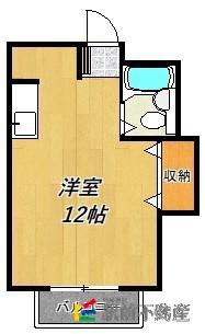 丸美タウンA(ワンルーム/2階)の間取り写真