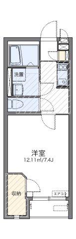 レオネクスト台町(1K/1階)の間取り写真