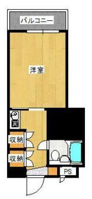エトワール座間(1K/2階)の間取り写真