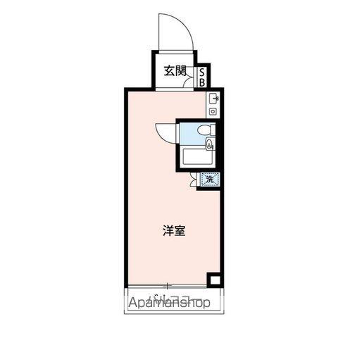 藤和日本橋人形町コープ(ワンルーム/3階)の間取り写真
