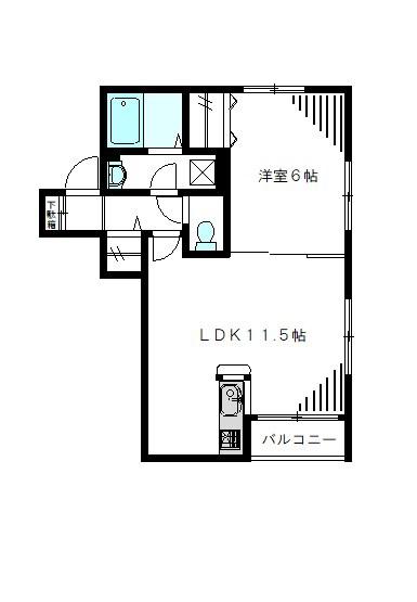 TAMAISON 14(1LDK/3階)の間取り写真