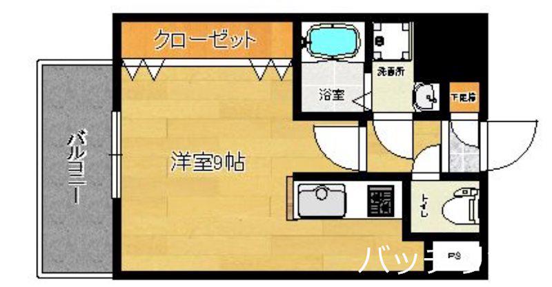 リファレンス東公園(ワンルーム/5階)の間取り写真