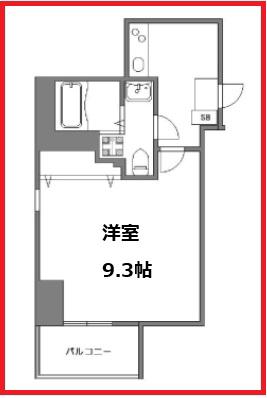 アーバンステージ錦糸町II(1K/6階)の間取り写真
