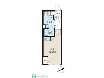 レピュア早稲田レジデンスII(ワンルーム/3階)の間取り写真