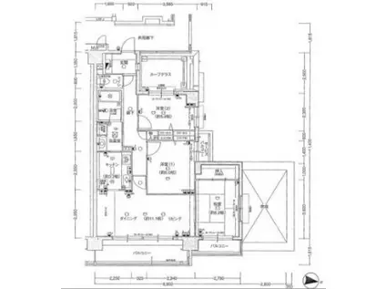 IDCヴィルヌーブ緑地公園ノースヒル(3LDK/9階)の間取り写真