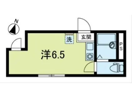 COSTA DEL SOL方南町(ワンルーム/1階)の間取り写真