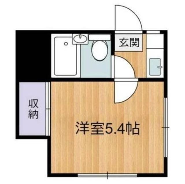 サニネス阿佐ヶ谷(1K/2階)の間取り写真