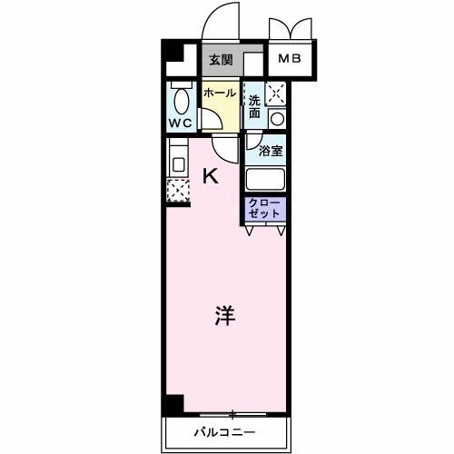 セイバリー尼崎(ワンルーム/3階)の間取り写真