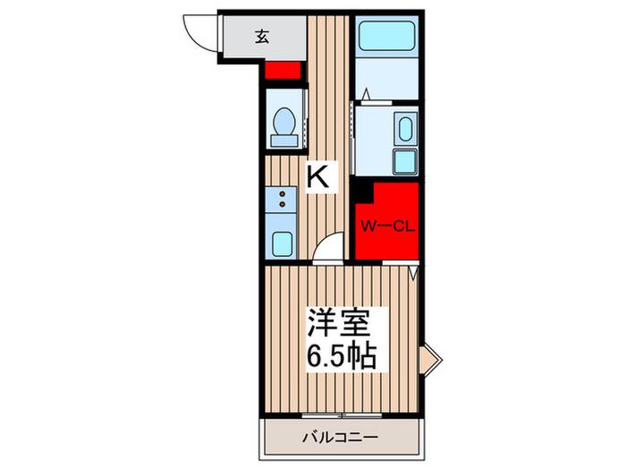 メゾン ルメイリア(1K/3階)の間取り写真