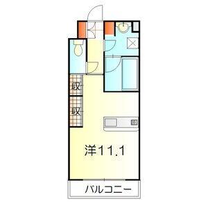 シティライフ日和(ワンルーム/4階)の間取り写真