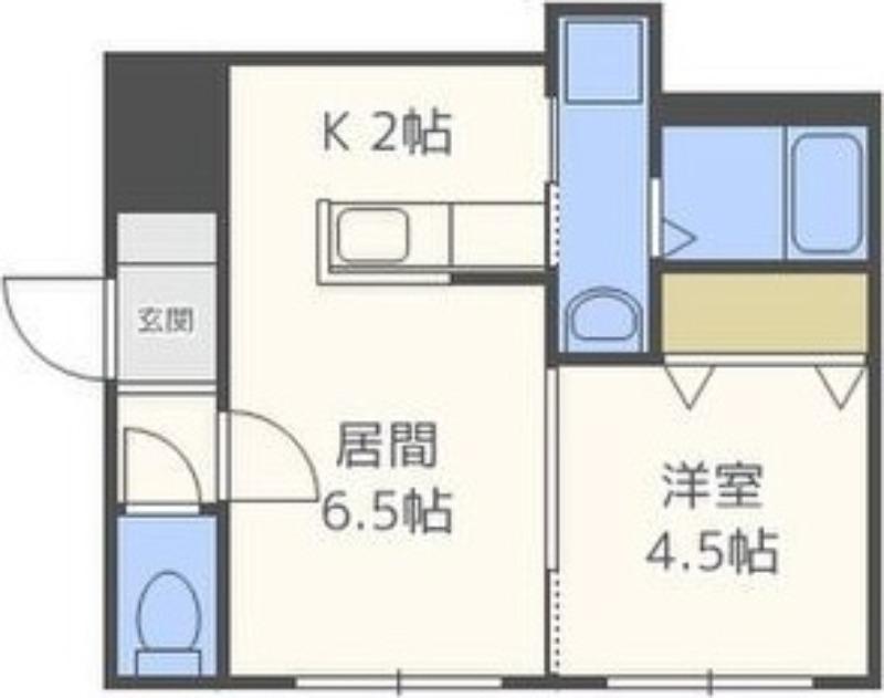 エル美園(1LDK/1階)の間取り写真