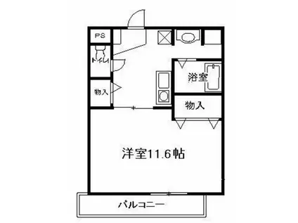 メゾン福谷III(1K/3階)の間取り写真
