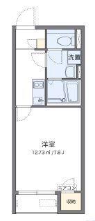 レオネクスト湘南町屋II(1K/1階)の間取り写真