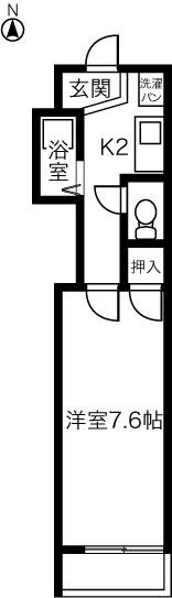 アヴェクス92(1K/2階)の間取り写真