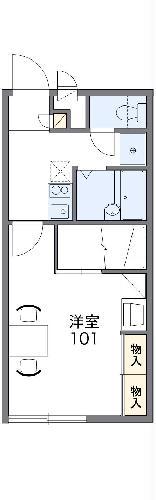 レオパレスステラ(1K/2階)の間取り写真