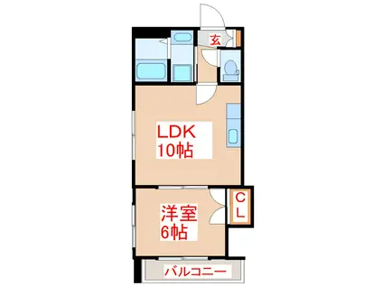 シーポート惟神(1LDK/5階)の間取り写真