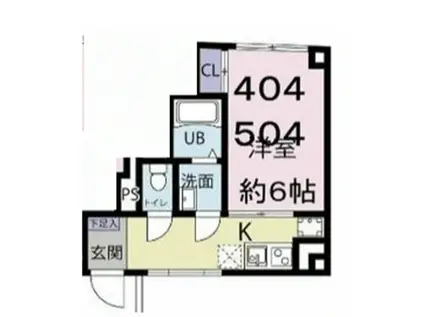 モンレーヴ赤羽(1K/5階)の間取り写真