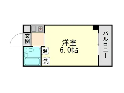 メゾンニューレーダ―(ワンルーム/2階)の間取り写真