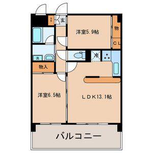 KS・WINHILLS(2LDK/2階)の間取り写真