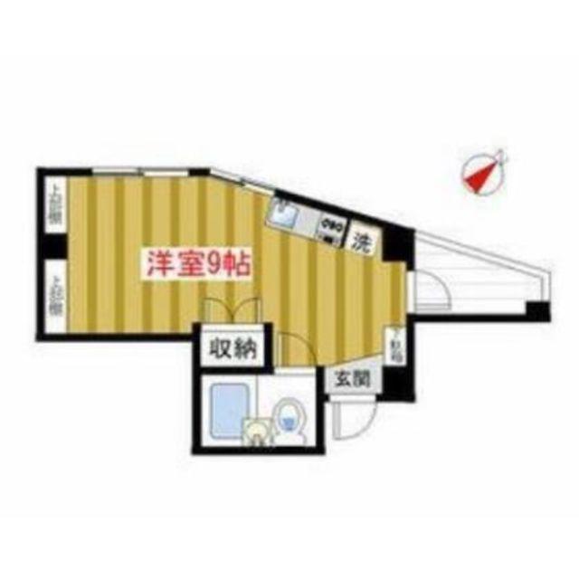カスカータ西巣鴨(ワンルーム/5階)の間取り写真