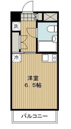 MISH(ワンルーム/4階)の間取り写真