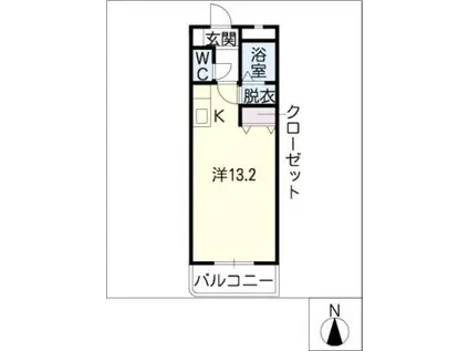 グランチェスタパレス(ワンルーム/2階)の間取り写真