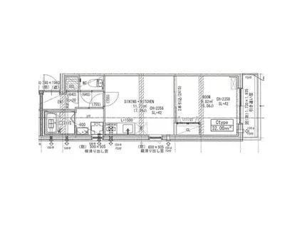 ES GRANDE板橋(1DK/2階)の間取り写真