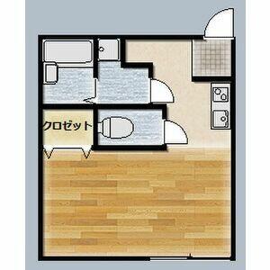 セレーノ新田(ワンルーム/1階)の間取り写真