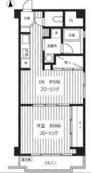 ルシエル湯島(1DK/8階)の間取り写真