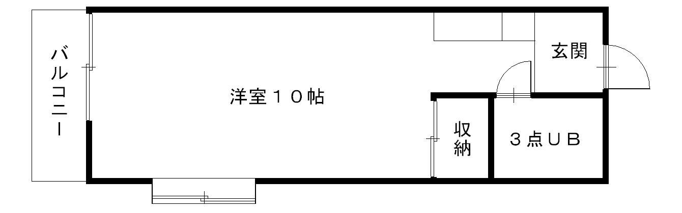 コーポ光孝(ワンルーム/2階)の間取り写真