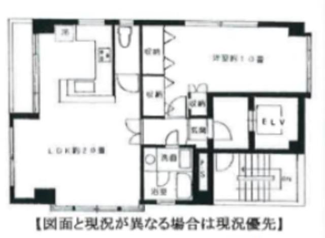 ルトゥール駒込(1LDK/6階)の間取り写真