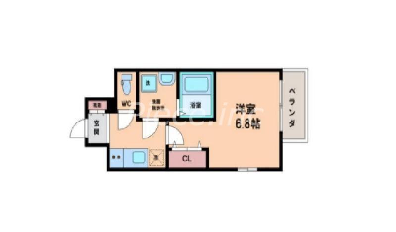 エスリード北大阪レジデンス(1K/5階)の間取り写真