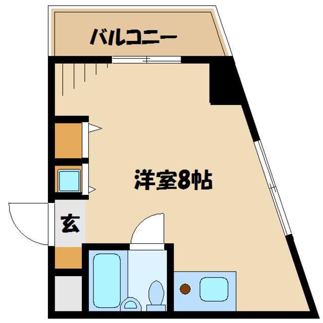 古淵シティビル(ワンルーム/7階)の間取り写真