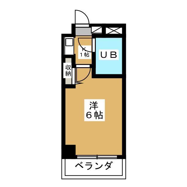 アーバンコート南行徳2(1K/3階)の間取り写真
