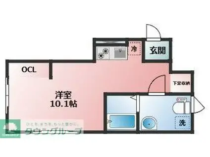 エマージテラス練馬光が丘(ワンルーム/1階)の間取り写真