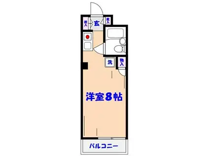 ストーンフィールドNO5(ワンルーム/3階)の間取り写真