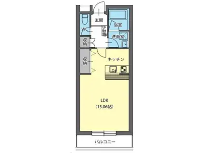 COSTA(1K/4階)の間取り写真