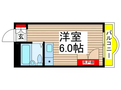 カワベ328(ワンルーム/3階)の間取り写真