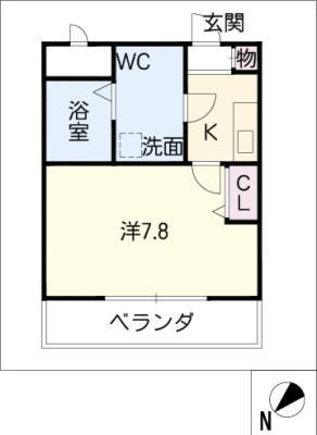 ATSUMARI(1K/2階)の間取り写真