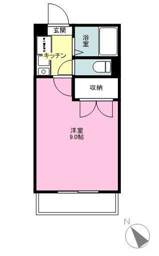 エミネンスプラザ(1K/1階)の間取り写真
