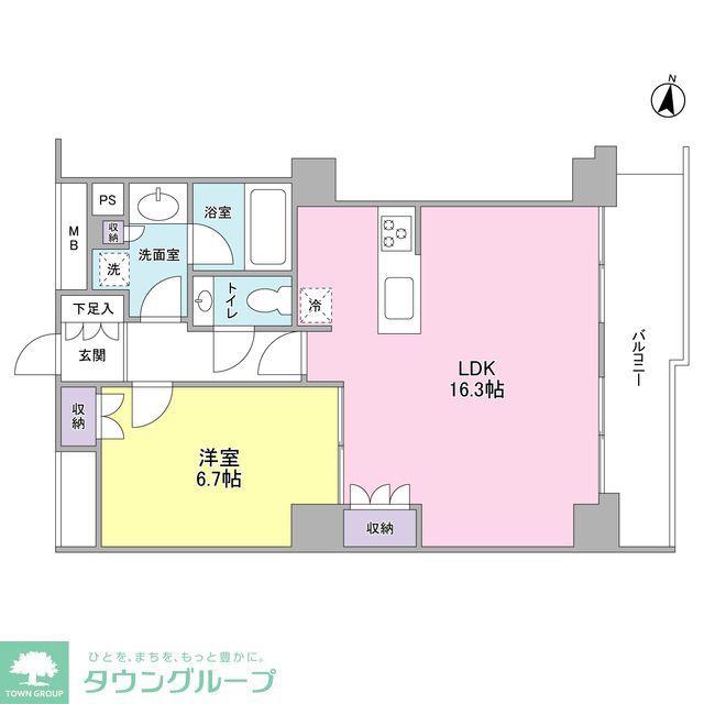 プレディアスタイル池上南イースト(1LDK/3階)の間取り写真