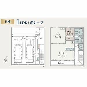 PACIFICA SHONANB棟(1SLDK/1階)の間取り写真