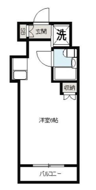 トップ上永谷(ワンルーム/5階)の間取り写真