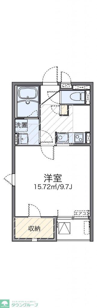 レオネクストサリーレIII(1K/3階)の間取り写真