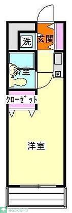ウィンベルソロ前橋第3(1K/5階)の間取り写真
