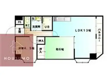 サンサーラ翁(3DK/2階)の間取り写真